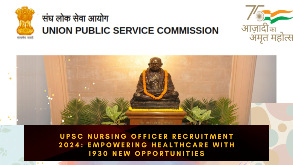 upsc nursing officer